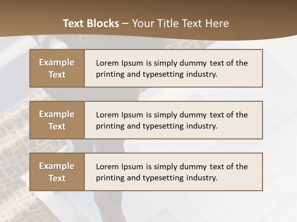 A Man In A Suit Is Looking Down At His Cell Phone PowerPoint Template
