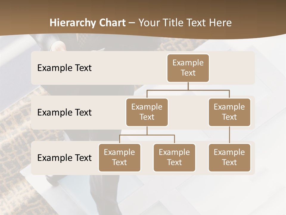 A Man In A Suit Is Looking Down At His Cell Phone PowerPoint Template