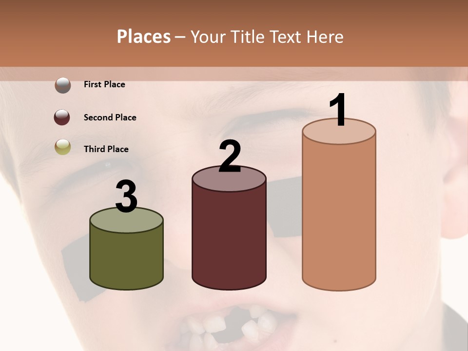 Hilton Head Island, South Carolina Beach Landscape - Rental Umbrellas, Bikes And Chairs. PowerPoint Template