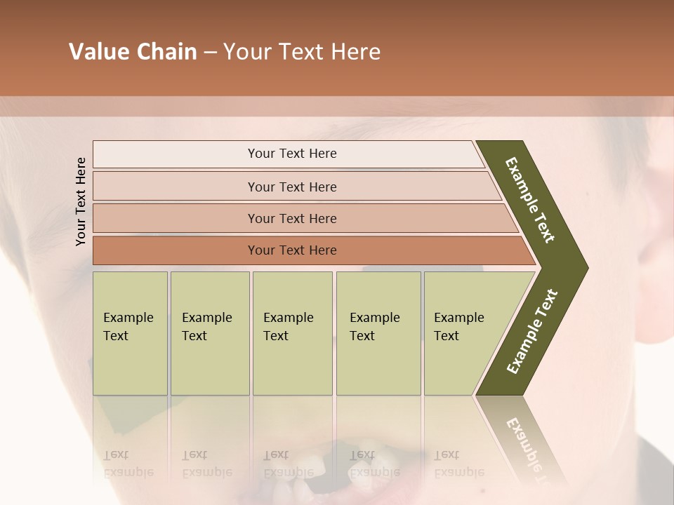 Hilton Head Island, South Carolina Beach Landscape - Rental Umbrellas, Bikes And Chairs. PowerPoint Template