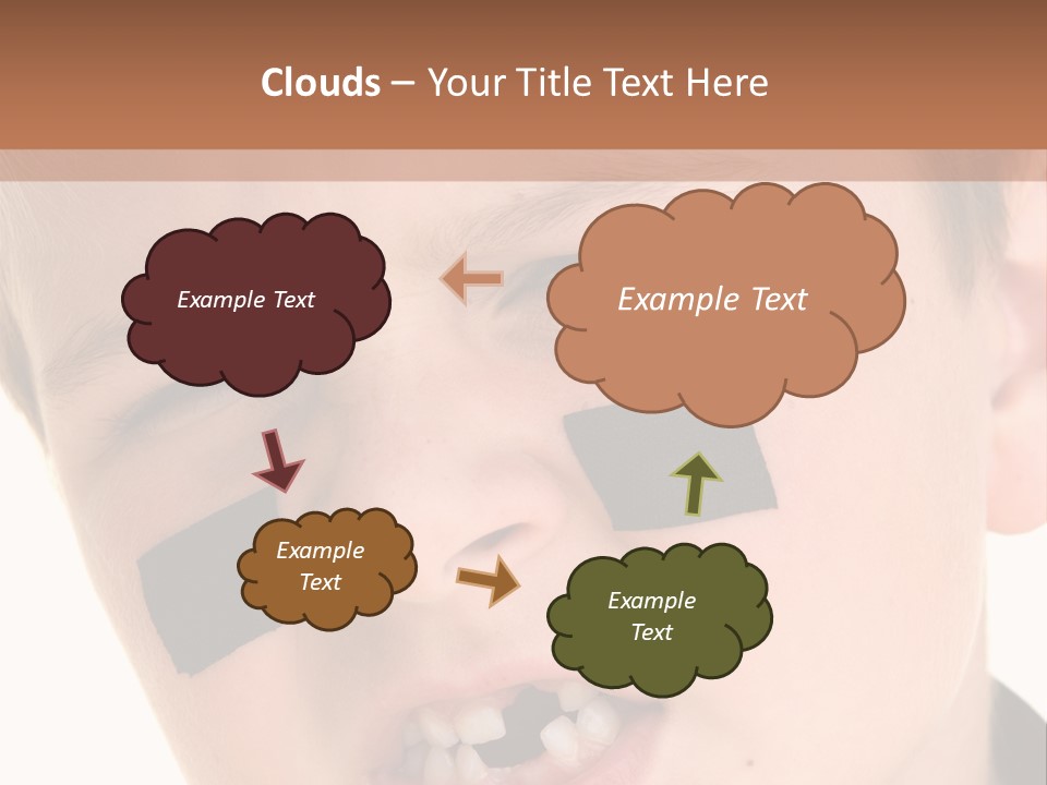 Hilton Head Island, South Carolina Beach Landscape - Rental Umbrellas, Bikes And Chairs. PowerPoint Template