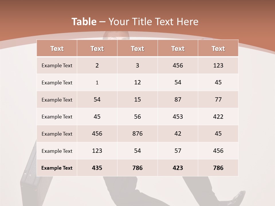Excited Businessman With Briefcase Jumping In Mid-Air Cheering And Celebrating His Success PowerPoint Template