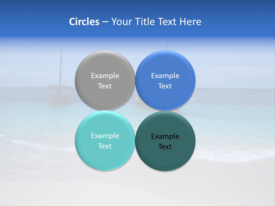 Unloading Cargo From A Big Plane PowerPoint Template
