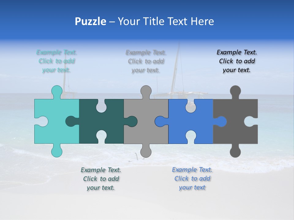 Unloading Cargo From A Big Plane PowerPoint Template