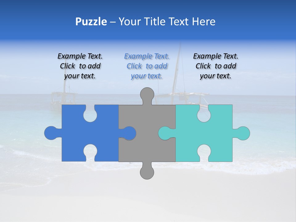 Unloading Cargo From A Big Plane PowerPoint Template