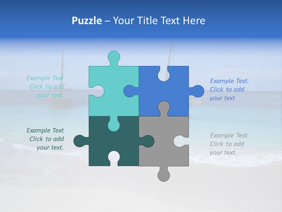 Unloading Cargo From A Big Plane PowerPoint Template