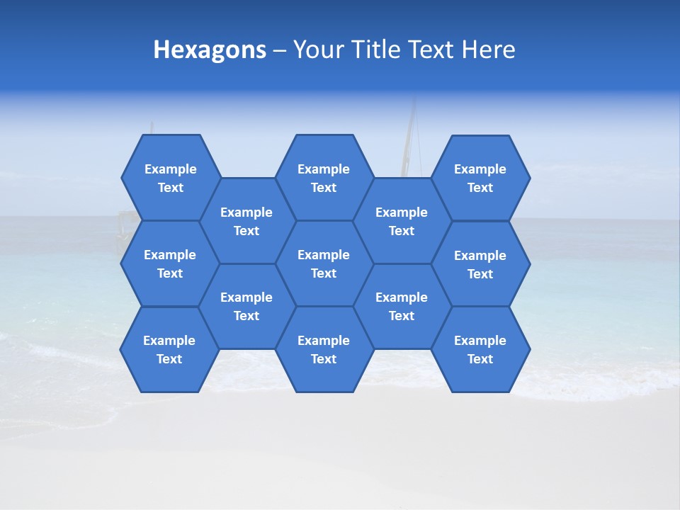 Unloading Cargo From A Big Plane PowerPoint Template
