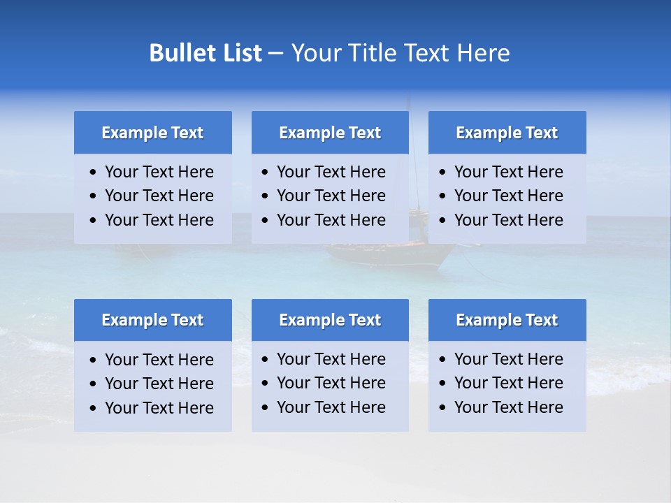 Unloading Cargo From A Big Plane PowerPoint Template