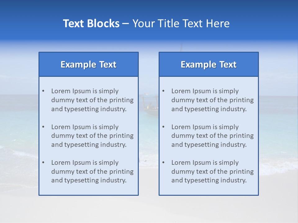 Unloading Cargo From A Big Plane PowerPoint Template