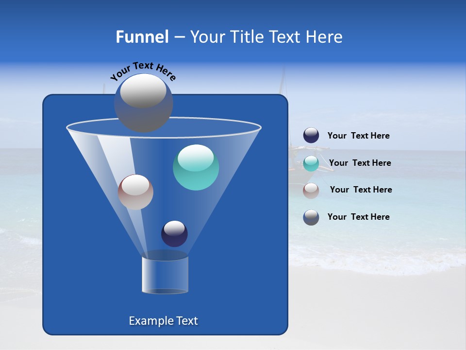 Unloading Cargo From A Big Plane PowerPoint Template