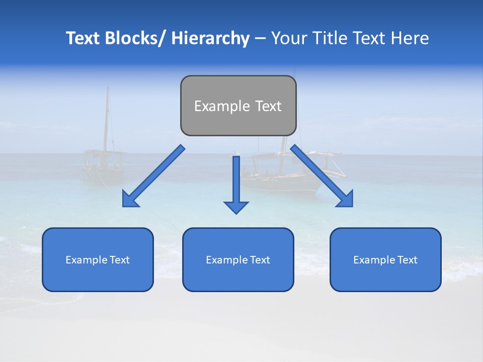 Unloading Cargo From A Big Plane PowerPoint Template