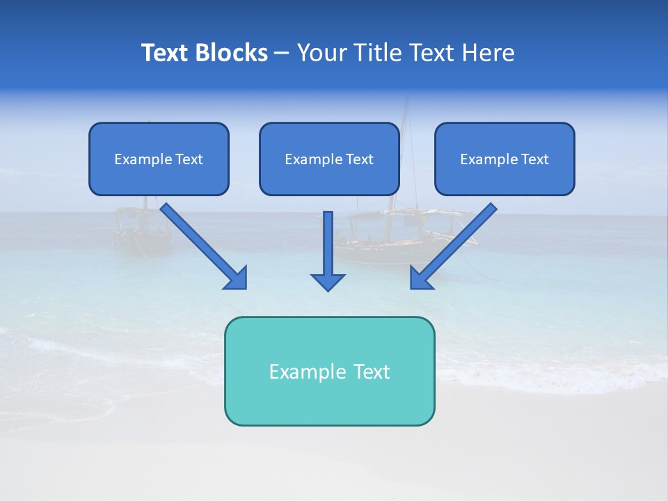 Unloading Cargo From A Big Plane PowerPoint Template