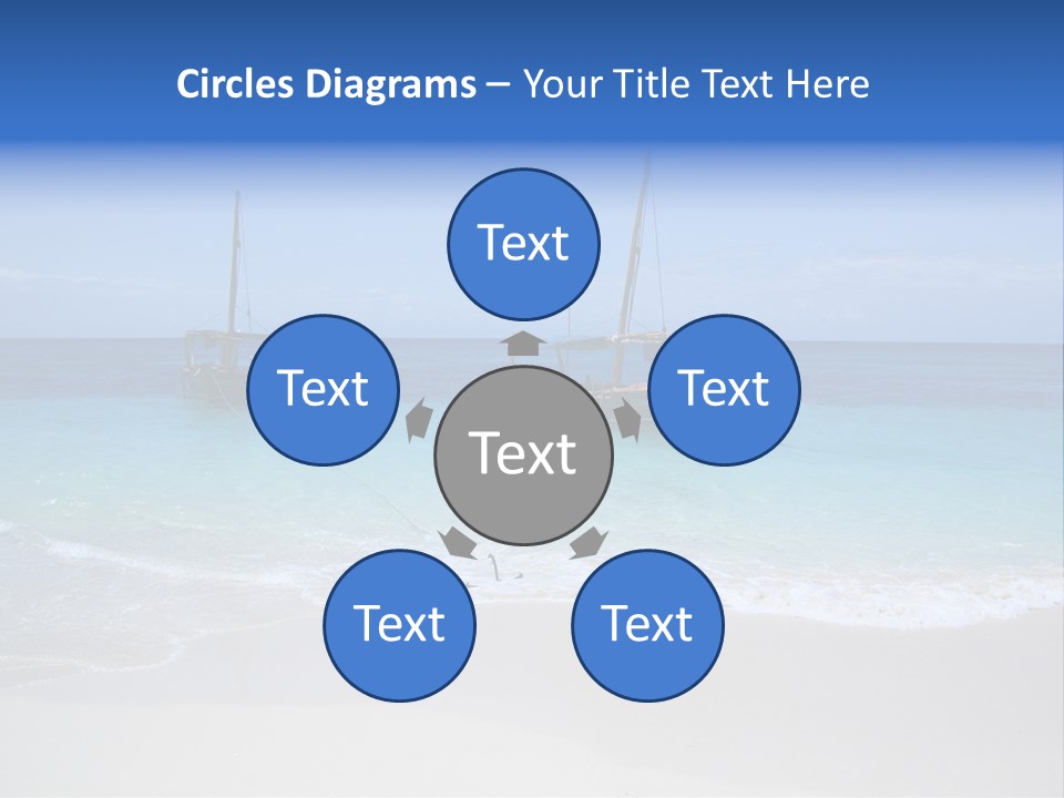 Unloading Cargo From A Big Plane PowerPoint Template