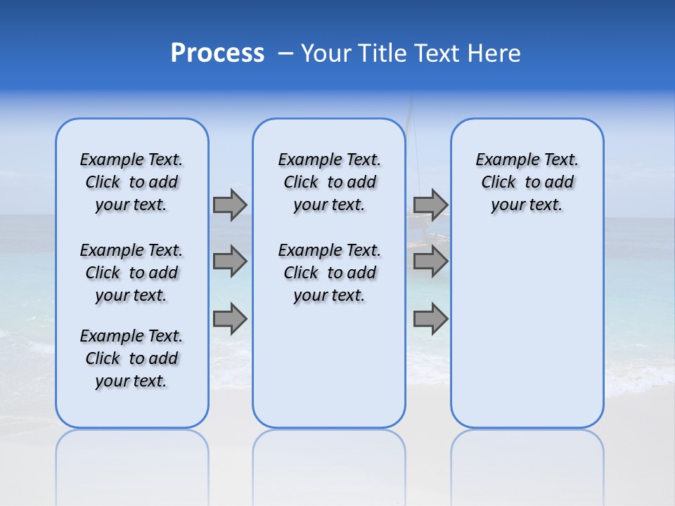 Unloading Cargo From A Big Plane PowerPoint Template