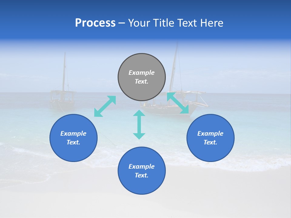 Unloading Cargo From A Big Plane PowerPoint Template