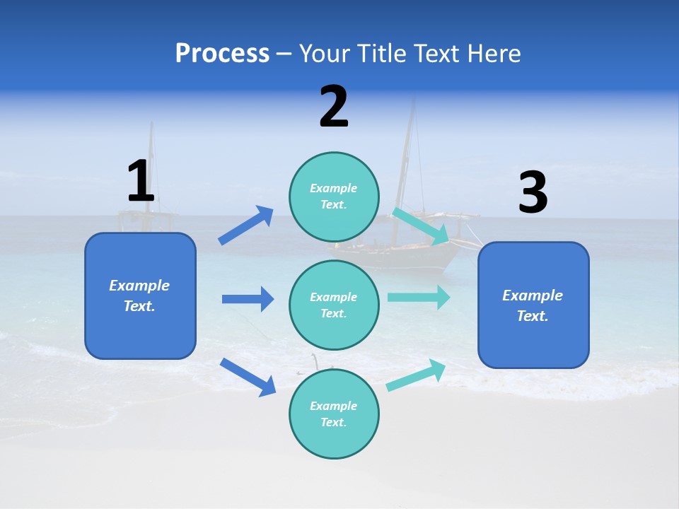Unloading Cargo From A Big Plane PowerPoint Template