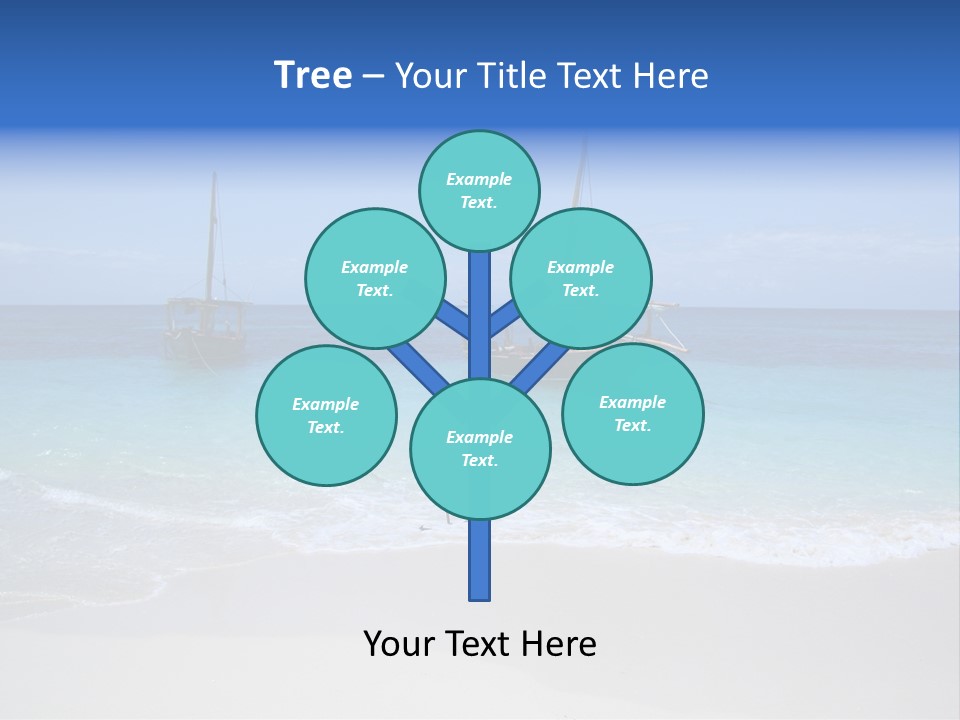 Unloading Cargo From A Big Plane PowerPoint Template