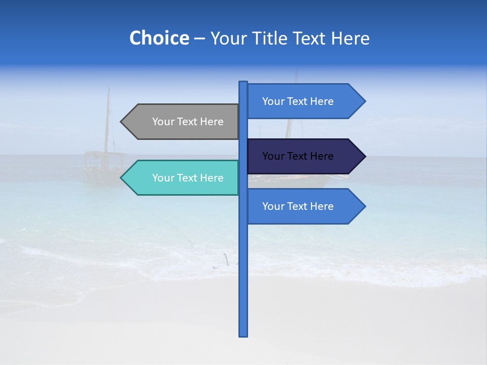 Unloading Cargo From A Big Plane PowerPoint Template