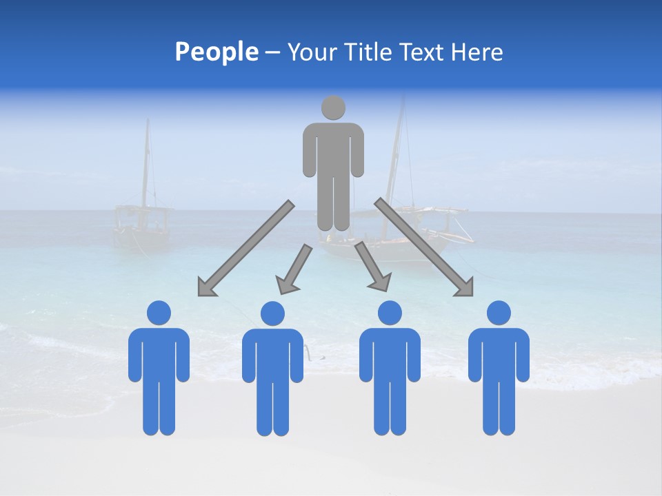 Unloading Cargo From A Big Plane PowerPoint Template