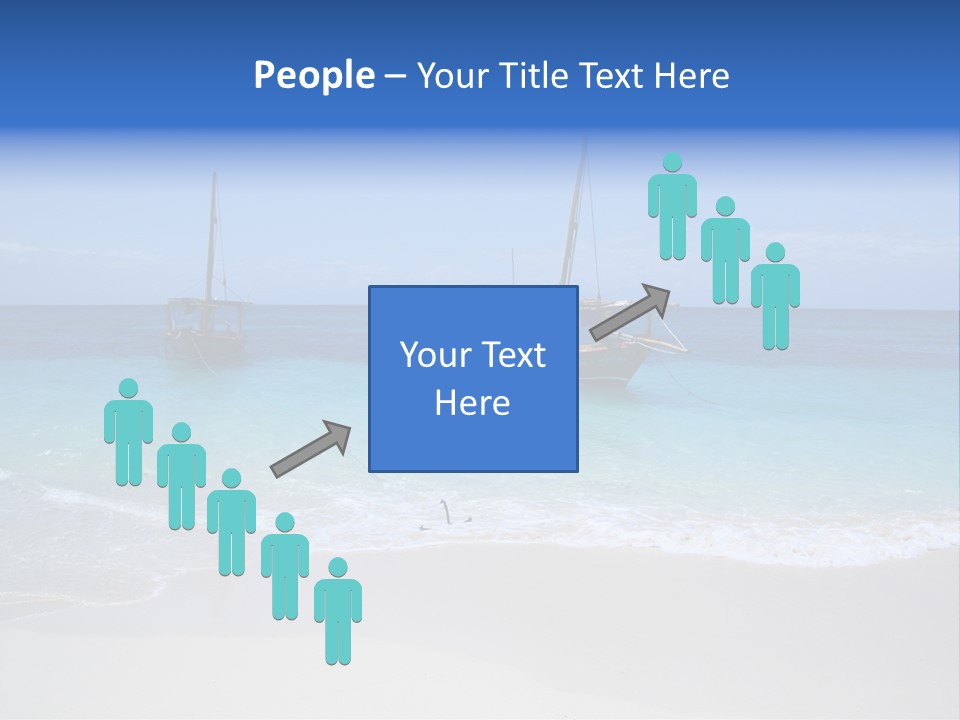 Unloading Cargo From A Big Plane PowerPoint Template