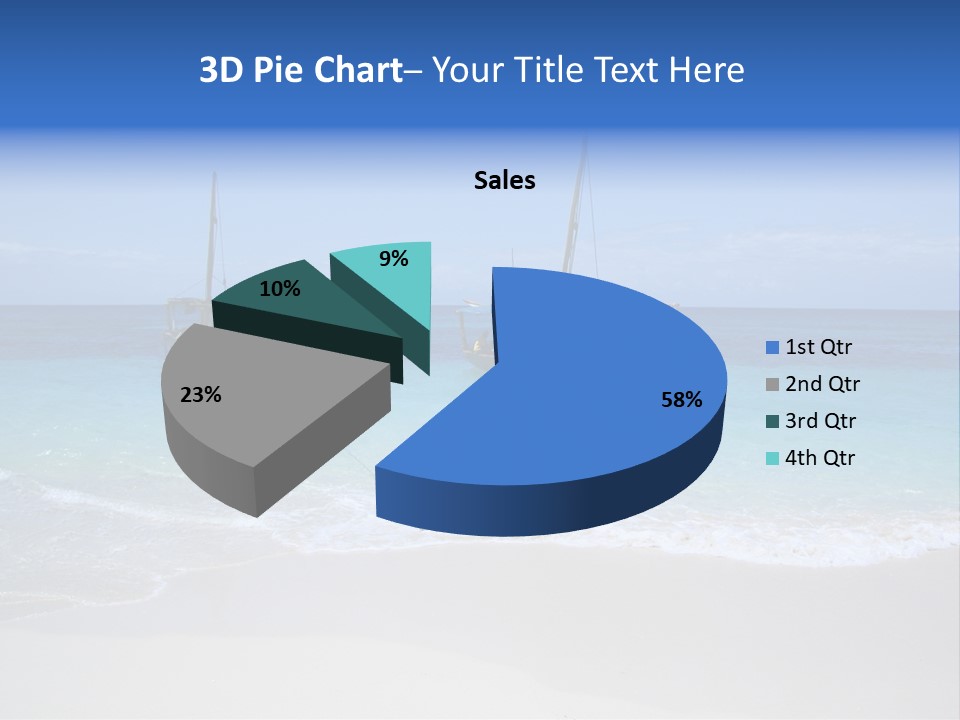 Unloading Cargo From A Big Plane PowerPoint Template