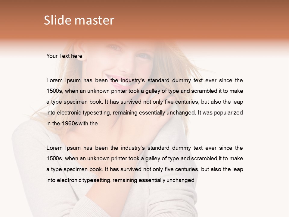 She's Tough, And She's Hot,...And She Looks Good Too PowerPoint Template