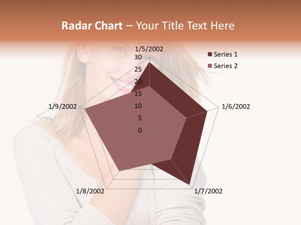 She's Tough, And She's Hot,...And She Looks Good Too PowerPoint Template