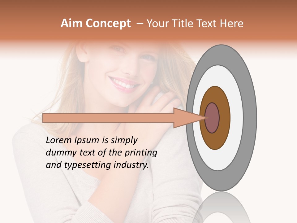 She's Tough, And She's Hot,...And She Looks Good Too PowerPoint Template