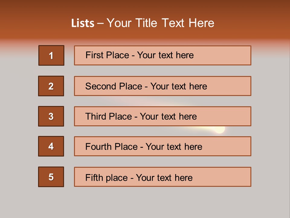 3D Comet Shooting Accross The Sky PowerPoint Template