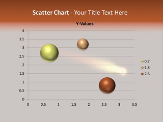 3D Comet Shooting Accross The Sky PowerPoint Template