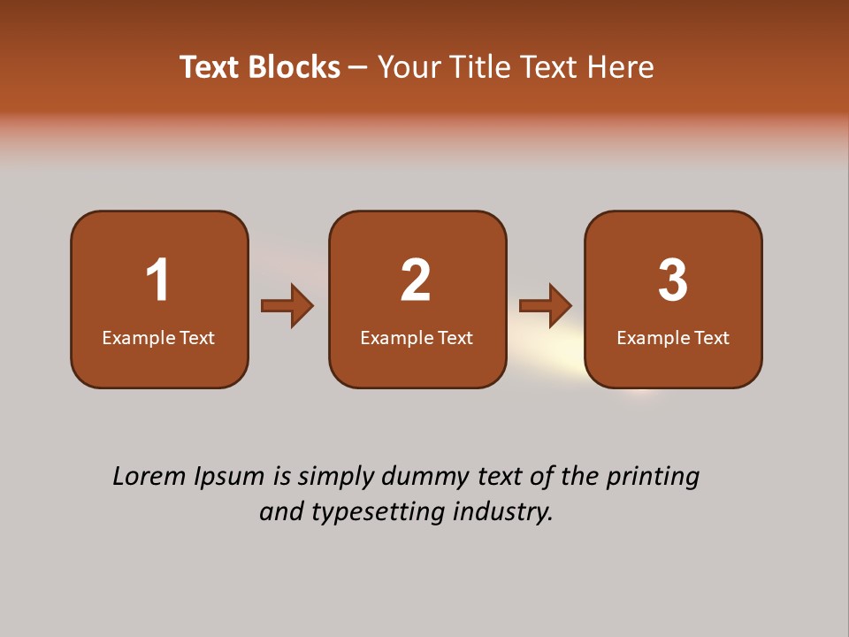 3D Comet Shooting Accross The Sky PowerPoint Template