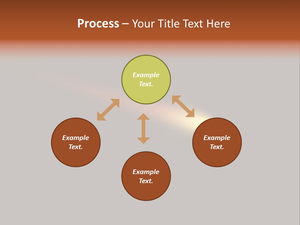 3D Comet Shooting Accross The Sky PowerPoint Template