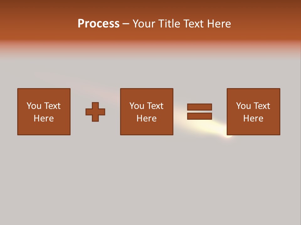 3D Comet Shooting Accross The Sky PowerPoint Template