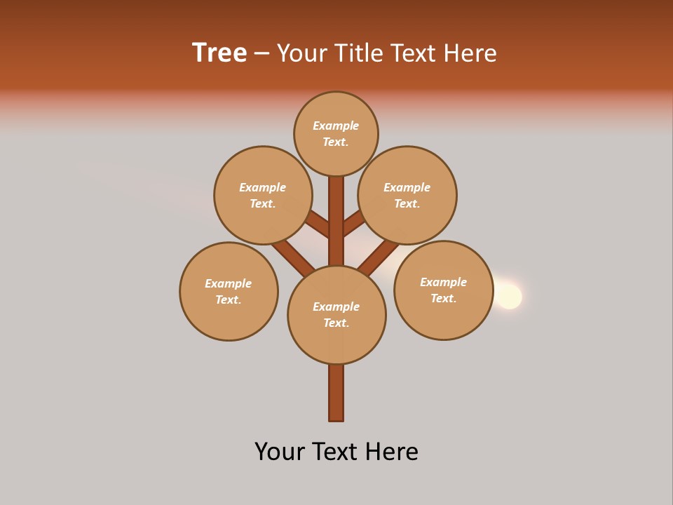 3D Comet Shooting Accross The Sky PowerPoint Template