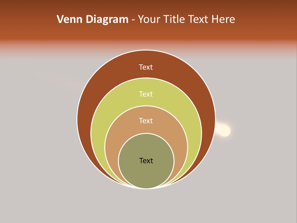 3D Comet Shooting Accross The Sky PowerPoint Template