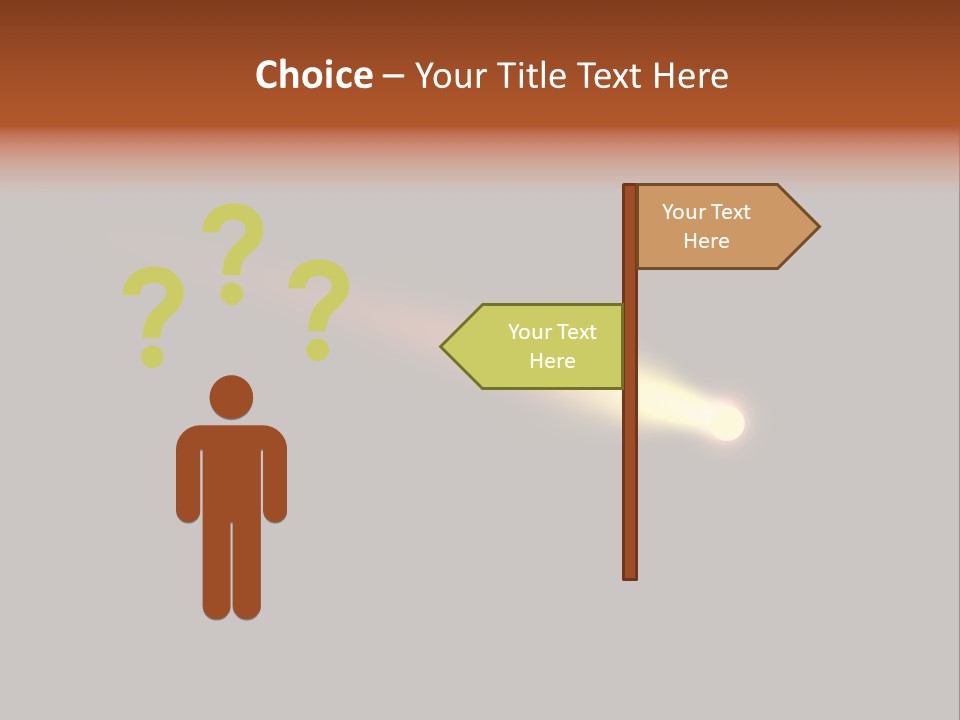 3D Comet Shooting Accross The Sky PowerPoint Template
