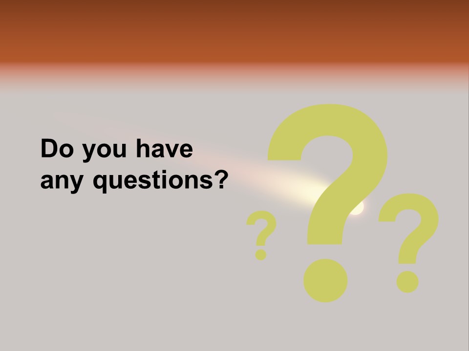 3D Comet Shooting Accross The Sky PowerPoint Template