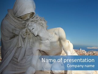 Virgin And Son Marseilles France PowerPoint Template