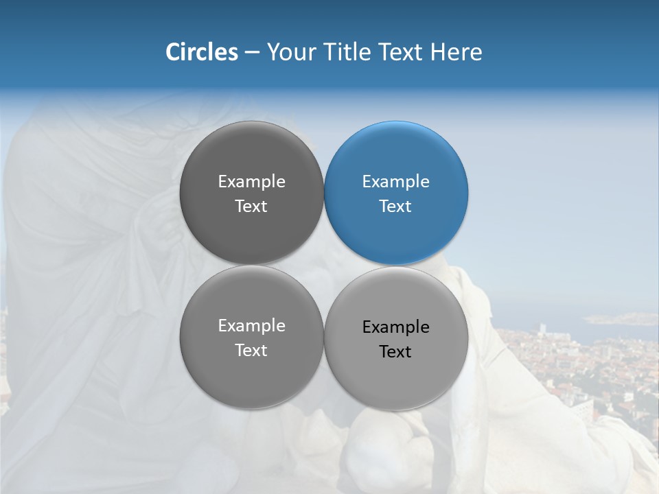 Virgin And Son Marseilles France PowerPoint Template