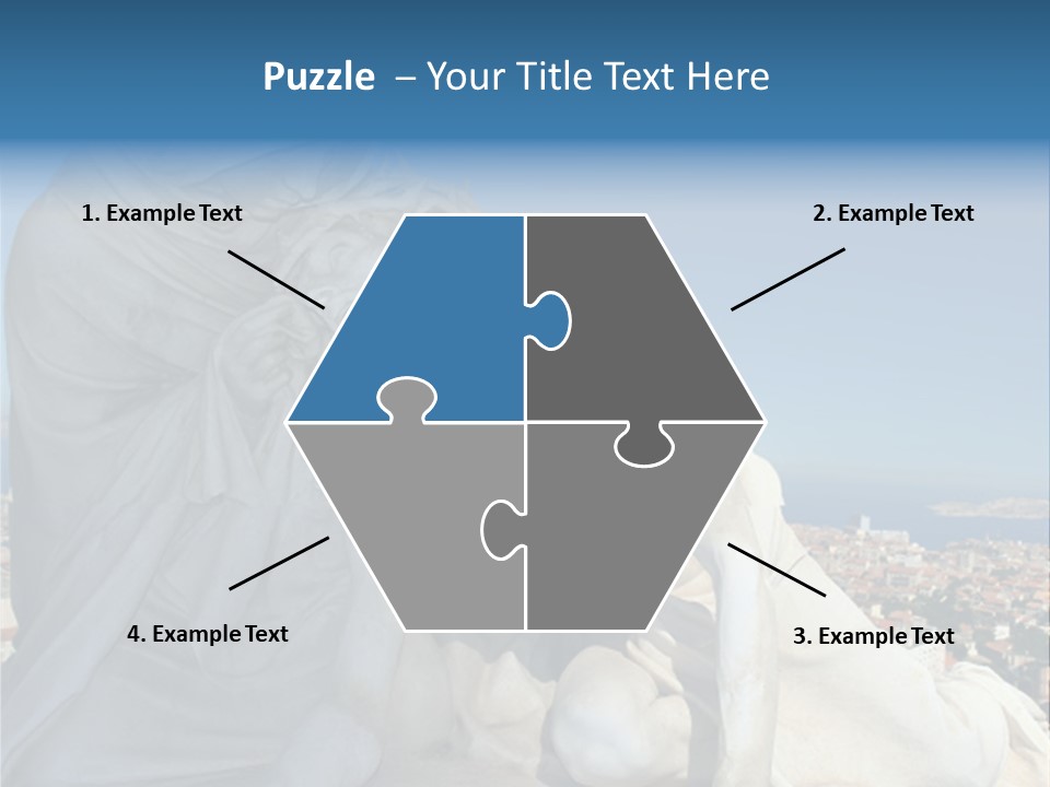 Virgin And Son Marseilles France PowerPoint Template