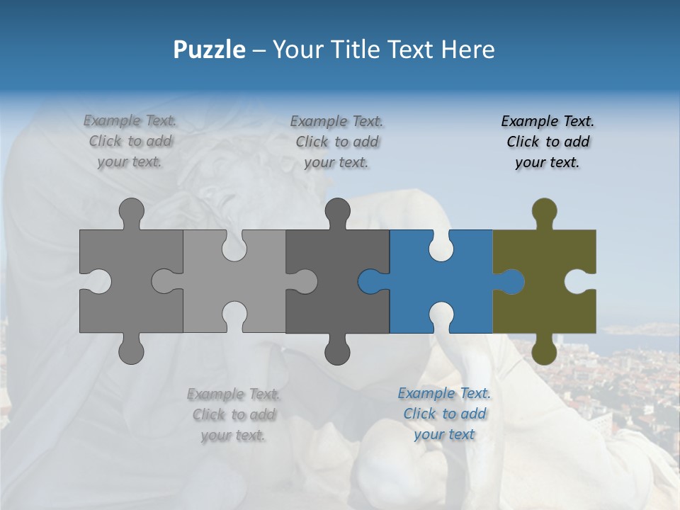 Virgin And Son Marseilles France PowerPoint Template