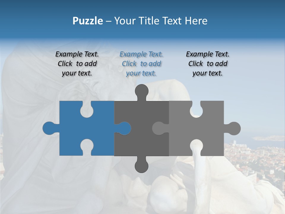 Virgin And Son Marseilles France PowerPoint Template