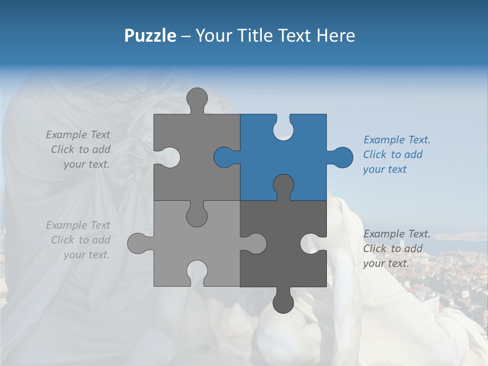 Virgin And Son Marseilles France PowerPoint Template