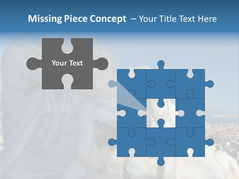 Virgin And Son Marseilles France PowerPoint Template