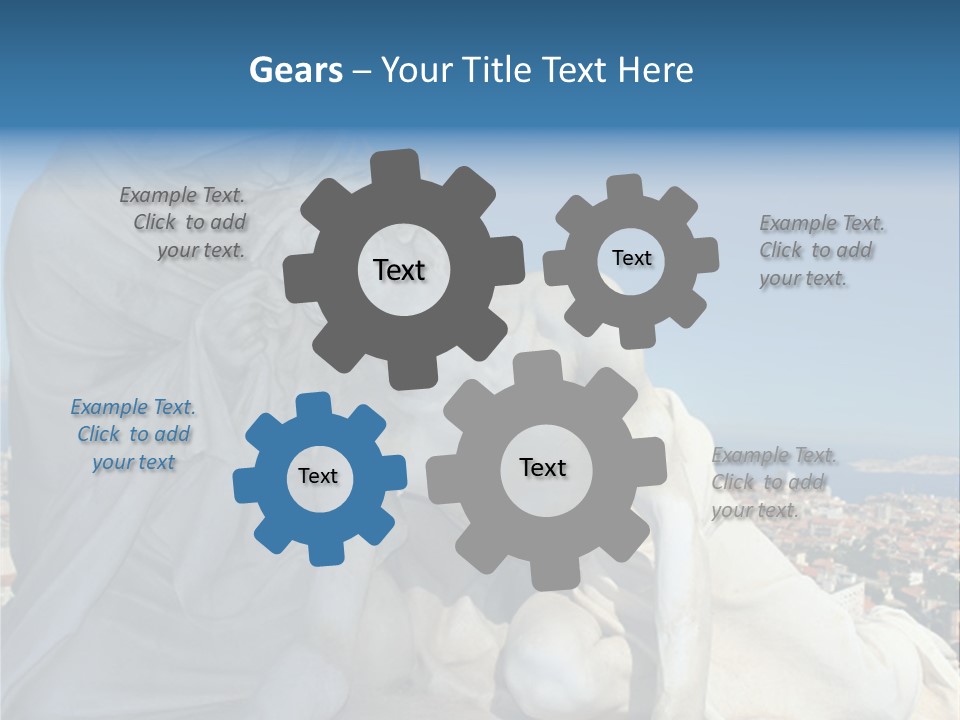 Virgin And Son Marseilles France PowerPoint Template