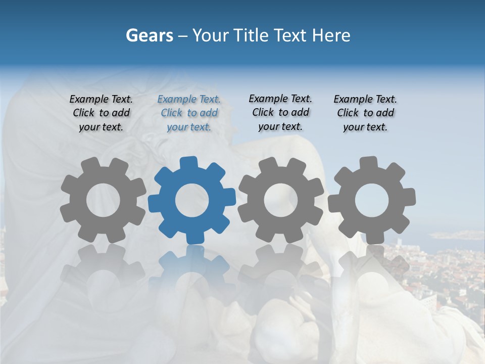 Virgin And Son Marseilles France PowerPoint Template