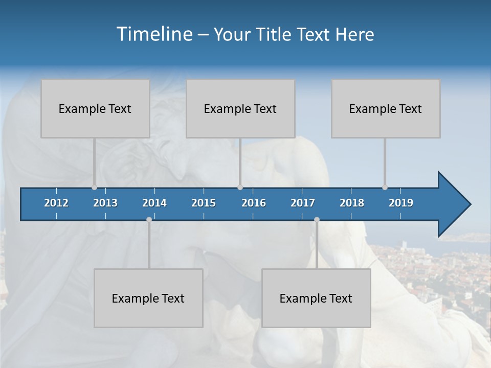 Virgin And Son Marseilles France PowerPoint Template