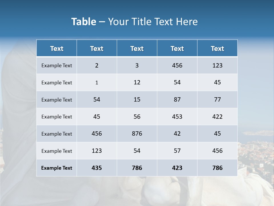 Virgin And Son Marseilles France PowerPoint Template