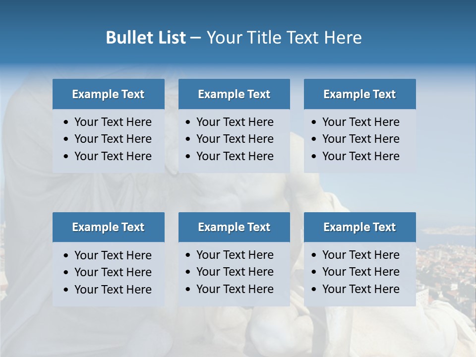 Virgin And Son Marseilles France PowerPoint Template