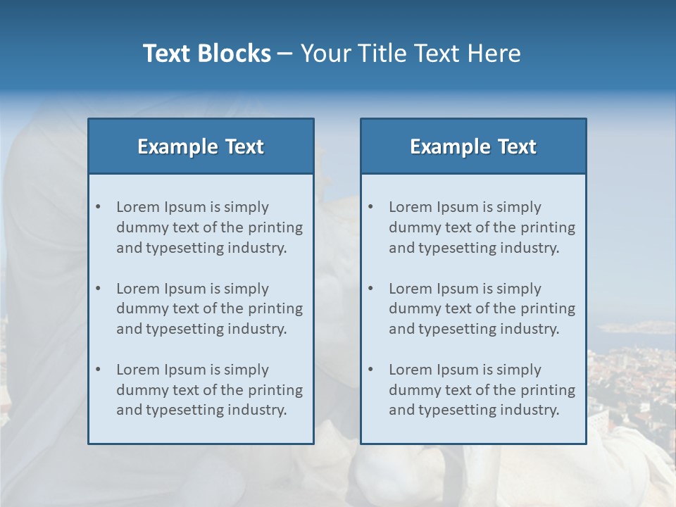 Virgin And Son Marseilles France PowerPoint Template